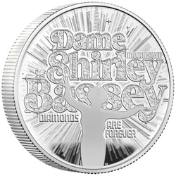 Dame Shirley Bassey 2 uncje Srebra 2023 Proof