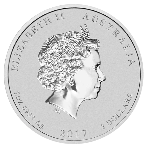 Lunar II: Rok Koguta 2 uncje Srebra 2017