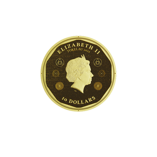 Tokelau: Vivat Humanitas 1/10 uncji Złota 2022 Prooflike