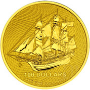 Cook Islands HMS Bounty 1 uncja Złota 2020