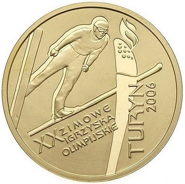 XX Zimowe Igrzyska Olimpijskie w Turynie 13,95 gramów Złota 2006 Proof