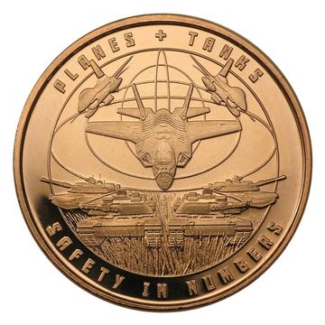 Planes and Tanks 1 uncja Miedzi