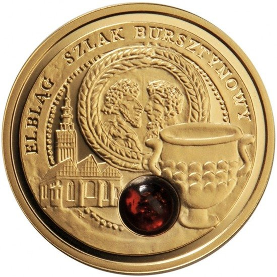 Zestaw 8 monet "Szlak Bursztynowy"