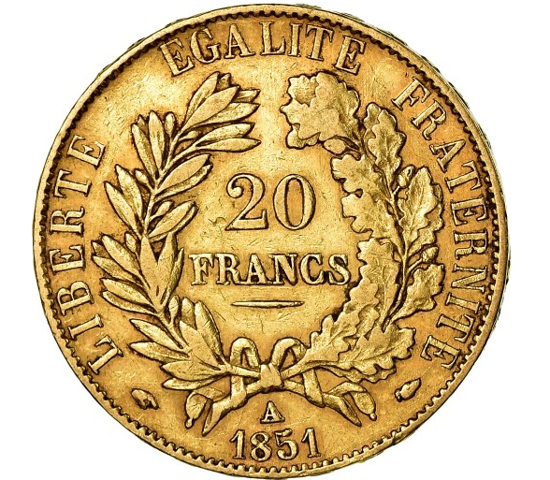 Francja, 20 Franków Ceres Różne Roczniki