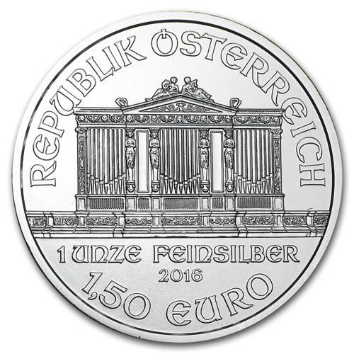 Wiedeński Filharmonik 1 uncja Srebra 2016