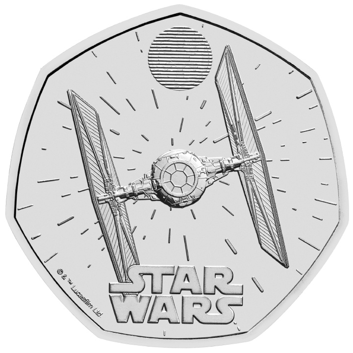 Star Wars: TIE Fighter 50p Miedzionikiel 2024