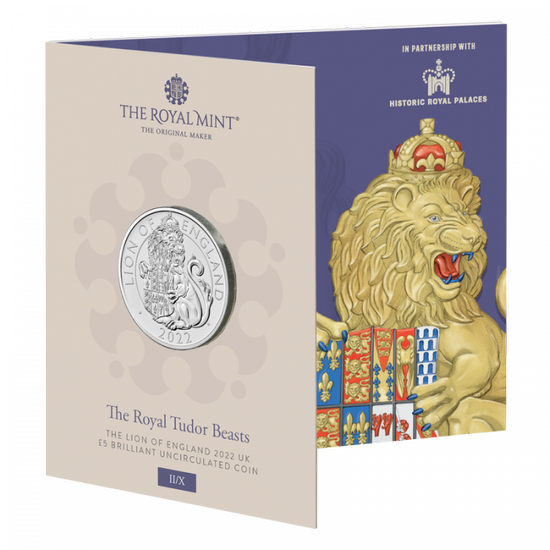 The Royal Tudor Beasts: Lion of England Miedzionikiel 2022