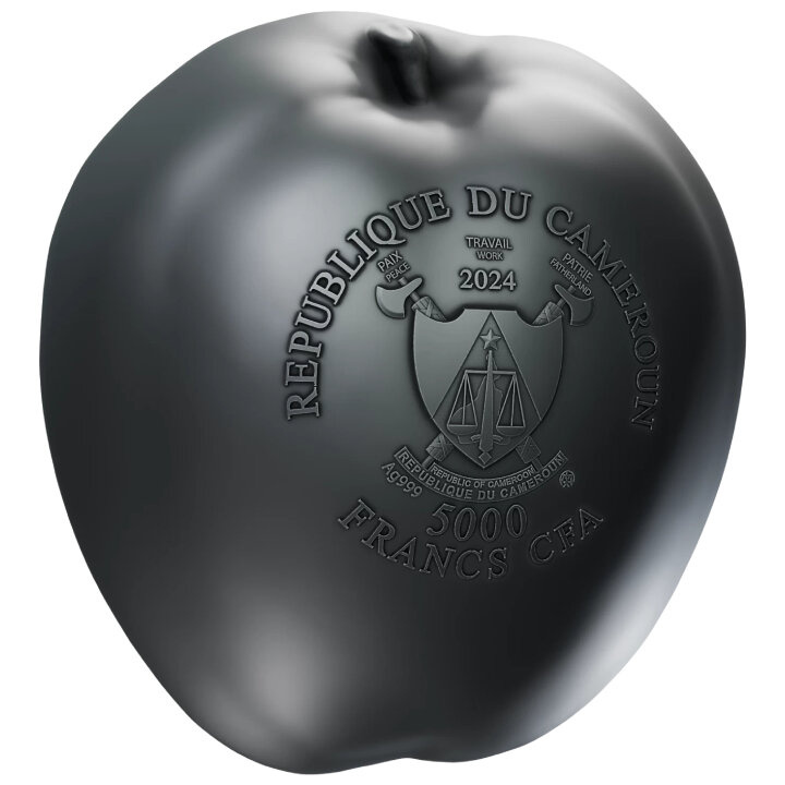 Cameroon: Garden of Eden 5000 CFA Francs Srebro 2024 High Relief Antiqued Coin