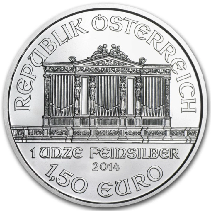Wiedeński Filharmonik 1 uncja Srebra 2014
