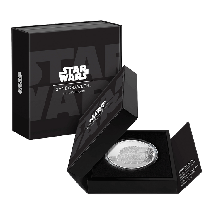Niue: Star Wars - Sandcrawler 1 uncja Srebra 2022 Proof