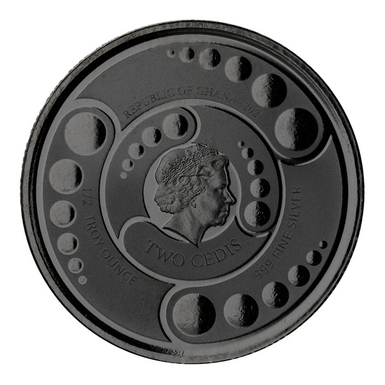 Zestaw Ghana Alien 4 x 1/2 uncji Srebra 2021