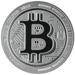 Niue: Bitcoin (Queen Elizabeth II) 1 uncja Srebra 2022 