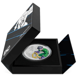 Niue: DC Villains - The Riddler kolorowany 1 uncja Srebra 2023 Proof