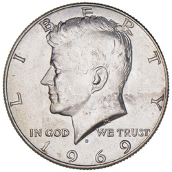 USA: 50 Centów - Half Dollar (0,50 USD) Srebro Różne Roczniki (próba Ag.400) Obiegowy