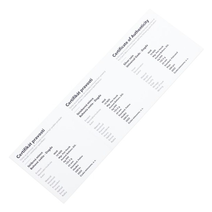 Niue: Universal Gods - Dagda 5 uncji Srebro 2022