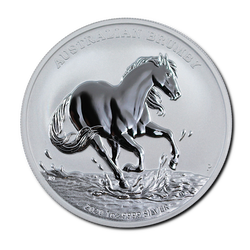 Australijski dziki koń - Brumby 1 uncja Srebra 2020
