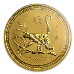 Lunar I: Rok Małpy 1 uncja Złota 2004