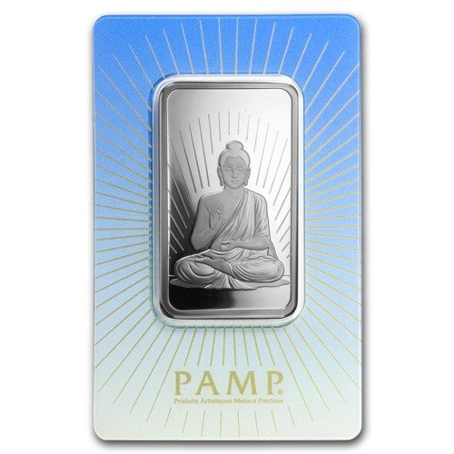 Sztabka Pamp Suisse Buddha 1 uncja Srebra