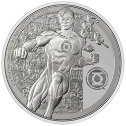 Niue: DC Comics - Green Lantern 3 uncje Srebra 2023 Proof