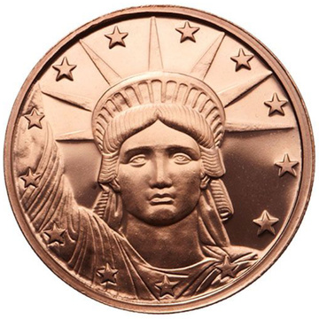 Liberty Head 1 uncja Miedzi