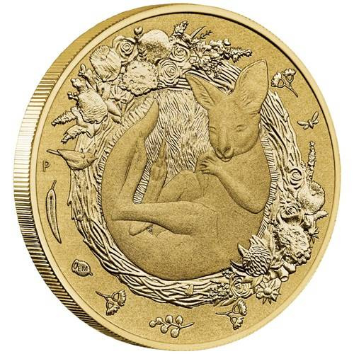 Dreaming Down Under: Śpiący Kangurek Brąz Aluminiowy 2021