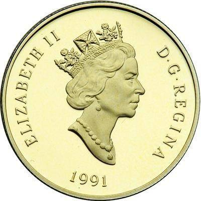 The Empress of India 1/4 uncji Złota 1991 Proof