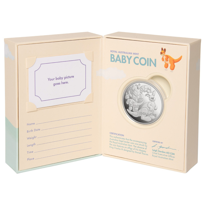 RAM: Baby Coin - Toy Kangaroo 1 uncja Srebra 2024 Proof