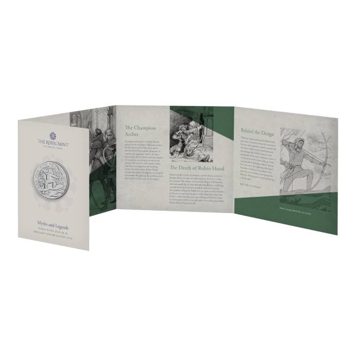 Myths & Legends: Robin Hood £5 Miedzionikiel 2024