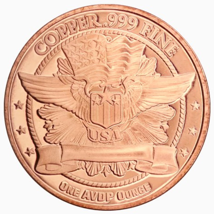 Liberty Standing 1 uncja Miedzi
