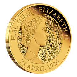 95. Urodziny Królowej Elżbiety II 2 uncje Złota 2021 Proof