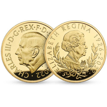 Her Majesty Queen Elizabeth II £25 1/4 uncji Złota 2022 Proof