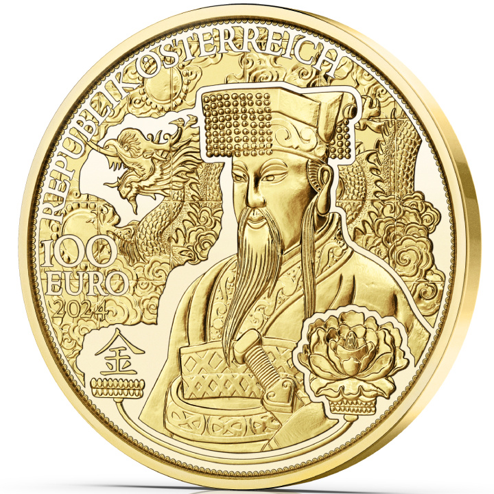 The Gold of China 100 Euro Złoto 2024 Proof
