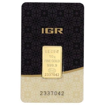 Sztabka IGR 10 gramów Złota LBMA GD Refiner