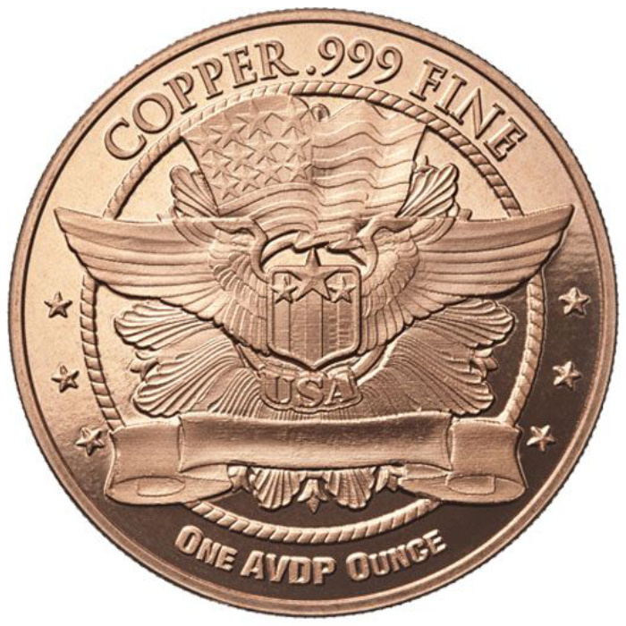 Morgan Dollar 1 uncja Miedzi