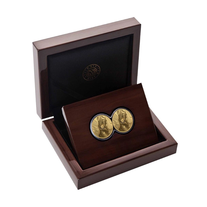 Big Five III: Zestaw Rhino 2 x 1/4 uncji Złota 2025 Proof