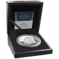 Niue: Star Wars - Sandcrawler kolorowany 5 uncji Srebra 2022 Proof
