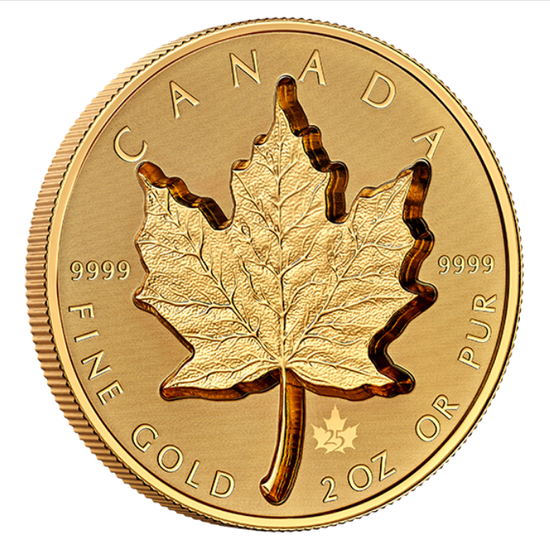 Maple Leaf Super Incuse 2 uncje Złota 2021 Proof