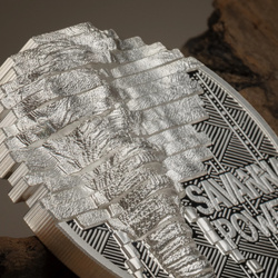 Cook Islands: Reconstruction - Elephant 2 uncje Srebra 2024 Proof High Relief