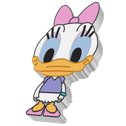 Niue: Disney - Daisy Chibi Coin kolorowany 1 uncja Srebra 2021 Proof