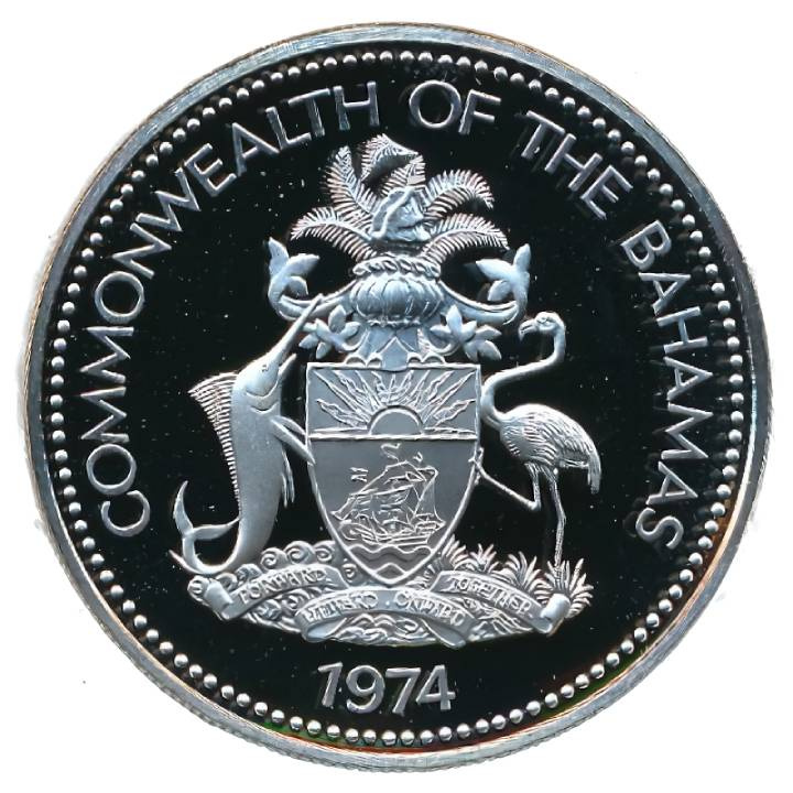 Bahamy: 2 Dolary Srebro - Różne roczniki