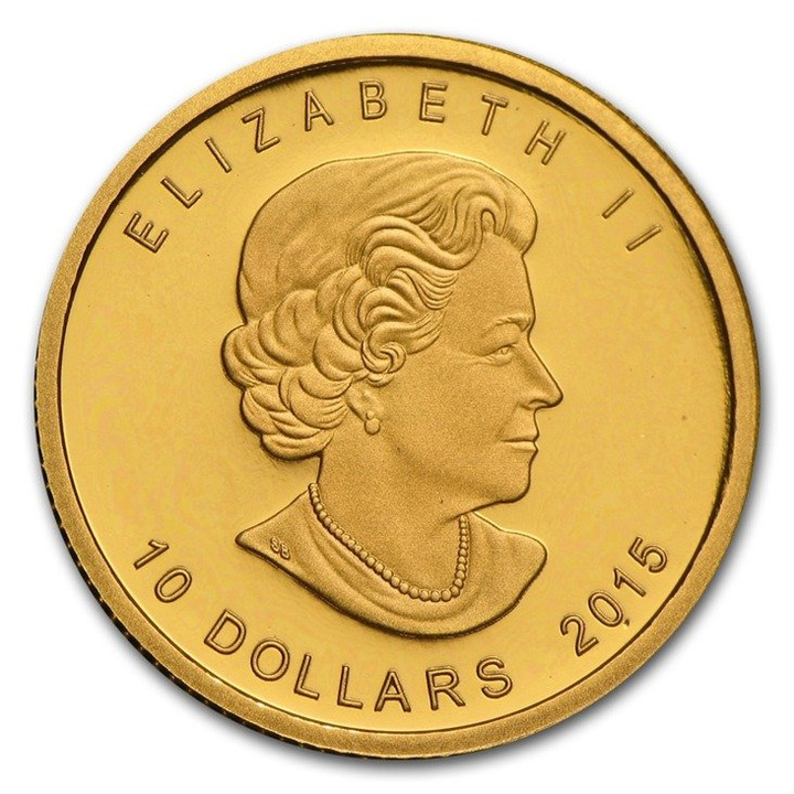 Niedźwiedź Polarny 1/4 uncji Złota 2015