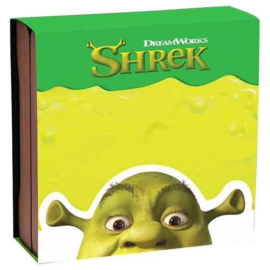 Niue: Shrek 20. rocznica filmu 1 uncja Złota 2021