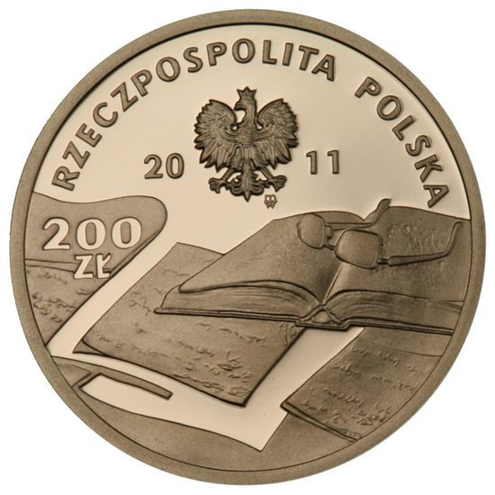 Czesław Miłosz 200 zł 2011 Proof