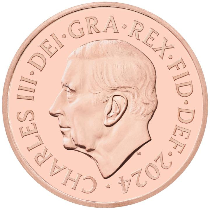 Zestaw 13 monet Miedzionikiel Wielka Brytania 2024