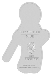 Niue: Ciastek kolorowany 1 uncja Srebra 2021