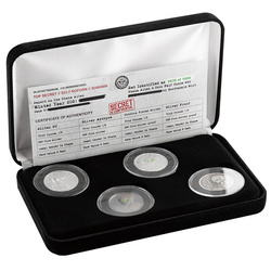 Zestaw Ghana Alien 4 x 1/2 uncji Srebra 2021