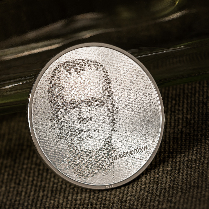 Cook Islands: Typefaces - Frankenstein 1 uncja Srebra 2023 Proof