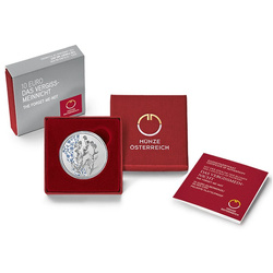 The forget-me-not kolorowany 10 Euro Srebro 2023 Proof