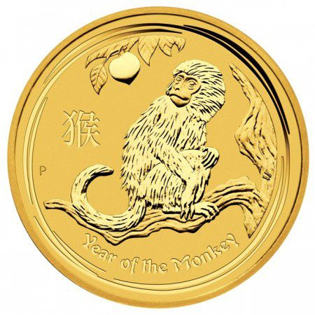 Lunar II: Rok Małpy 1/2 uncji Złota