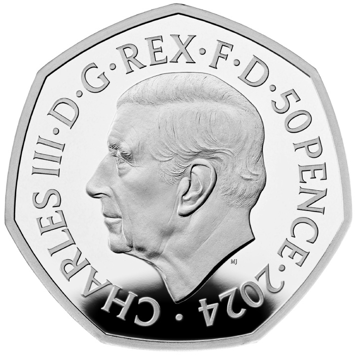 Tales of the Earth - Steppe Mammoth kolorowany 50p Srebro 2024 Proof